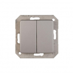 Jungiklis VILMA SL250, 2 klav., metalo spalvos