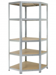 Sandėliavimo lentyna Strong CORNER, 176 x 75 x 40 x 50, 5 lentynos, apkrova 175 kg
