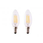 Lemputė Osram LED, B40, &scaron;iltai balta, E14, 4 W, 470 lm