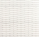 Vonios grindų kilimėlis 0816, baltas, 1500 x 60 cm