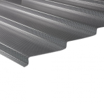 MK PC DIAMONDS TILE EFFECT - čerpės imitacijos polikarbonato danga - 3 m - Pilka