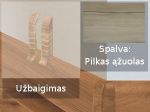 Grindjuostė termoplasto Vox, (78) pilkas ąžuolas | Užbaigimas SMART FLEX / IZZI, de&scaron;ininis; kairinis
