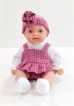 Lėlė - kūdikis Pure baby DF10-014C, 25 cm