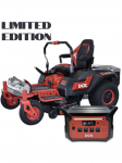 DCK Limited Rinkinys Akumuliatorinis vejos traktorius ir Greitasis pakrovėjas/Power bankas 58V, DCK (1 x 40Ah + 2 x 7,5Ah akumuliatoriai)