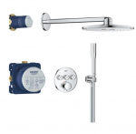 Potinkinė du&scaron;o sistema su potinkine dalimi GROHE Precision SmartControl su Vitalio SmartActive 310, chromo spalva