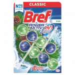 WC valiklis-gaiviklis BREF POWER AKTIV PINE, 2&times;50 g