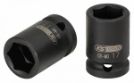 1/2" &scaron;e&scaron;iakampė smūginė galvutė, trumpa 28mm, KS Tools