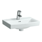 Praustuvas Laufen PRO NORDIC 60x42, su 1 anga mai&scaron;ytuvui, baltas