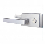 Tylaus veikimo magnetinės spynos komplektas stiklui VITRA MINIMAL rakinama raktas-užsuktukas