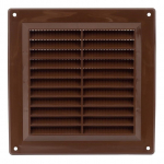 Ventiliacijos grotelės EUROPLAST VR1515B, 150 x 150 mm