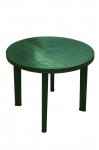 Lauko stalas DIANA TONDO 284037, žalias, &Oslash;90&times;72 cm