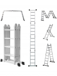 Sulankstomos kopėčios 4x4, 126 - 467 cm
