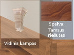 Grindjuostė termoplasto Vox, (28) tamsus rie&scaron;utas | Kampas SMART FLEX / IZZI vidinis