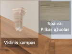 Grindjuostė termoplasto Vox, (78) pilkas ąžuolas | Kampas SMART FLEX / IZZI vidinis