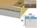 Profilis Effector A30 laiptams | &scaron;ampaninis 180 cm 20x19.5 mm