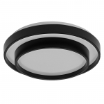 &Scaron;viestuvas lubų Osram, LED, 24W, 3000K, 1450lm, &Oslash;385, juoda