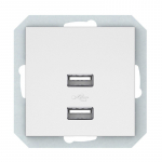 USB kroviklis VILMA QR1000, mat. baltos spalvos