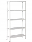 Sandėliavimo lentyna SOLID 60, 750 x 300 x 1700 mm, 5 lentynos, vienos lentynos apkrova 60 kg