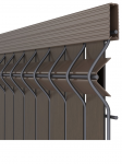 Vertikalios tvoros lentjuostės WPC, 1730 mm, Rudos sp.