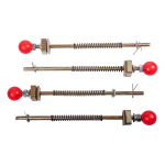 ⬡ Fiksavimo įtaiso / svirties fiksatoriaus rinkinys (4 vnt.) PL-4.0-2B. Atsarginė dalis (PL402BLDT, PULI)