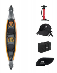 Dvivietis pripučiamas kajakas su irklu Aqua Marina Tomahawk 440x78 cm AIR-K 440