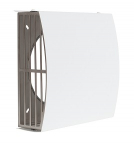 Lauko padavimo/i&scaron;traukimo grotelės - stogelis d125 baltos sp.