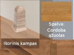 Grindjuostė termoplasto Vox, (29) cordoba ąžuolas | Kampas SMART FLEX / IZZI, i&scaron;orinis