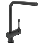Ideal Standard CERALOOK plautuvės mai&scaron;ytuvas su sukiojamu snapu, CLICK technologija, juodas matinis
