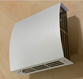 Lauko padavimo/i&scaron;traukimo grotelės - stogelis d160 baltos sp. ST160B