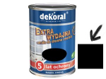 Dekoral Emakol Strong, emalis | juodas matinis 0,9ltr.
