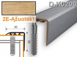 Profilis laiptams PVC Myck, 30 x 30 mm | ąžuolas1, 1 m