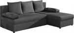 Kampinė sofa Gino Sawana 05, tamsiai pilka, 146 x 206 cm