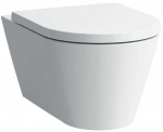 Pakabinamas WC Kartell Rimless, 4,5/3 l,  be dangčio, balta spalva