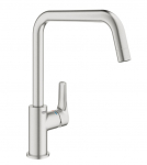 Plautuvės mai&scaron;ytuvas, EUROSMART SINGLE-LEVER SINK MIXER 1/2, supersteel