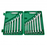 ⬡ Kombinuotų raktų rinkinys 15 vnt. (8-24 mm) (BMC) (CL401315, CHANGLU TOOLS)