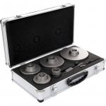 ⬡ Gręžimo karūnų rinkinys mūrui (7vnt) 40/125mm (KD10276)