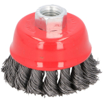 &Scaron;veitimo &scaron;epetys puodo tipo, kampiniam &scaron;lifuokliui, susuktos vielos (plienas) M14 Draumet | d-125mm, h-25mm