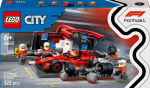 LEGO&reg; City F1&reg; Pit Stop & Pit Crew with Ferrari Car, 322 vnt