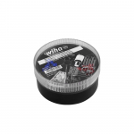 Antgaliai su plastikine mova &scaron;erdies uždarymui, komplektas (0.25-2.50mm, 400 vnt.) WIHA