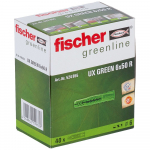 Fischer Univ. kai&scaron;tis UX Green 6 x 50 R su žiedeliu 40 vnt.