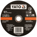 Diskas metalo pjovimui Yato | d-125x1.2x22 mm