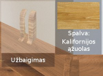 Grindjuostė termoplasto Vox, (85) kalifornijos ąžuolas | Užbaigimas SMART FLEX / IZZI, de&scaron;ininis; kairinis
