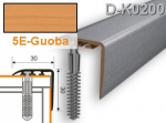 Profilis laiptams PVC Myck, 30 x 30 mm | guoba, 1 m