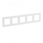 Penkiavietis rėmelis LEGRAND NILOE STEP, baltos spalvos