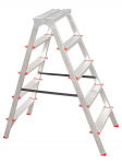 Kopėčios dvipusės buitinės 5 pakopų, 98 cm