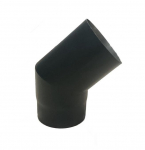 Dūmtraukio alkūnė WADEX D160 mm 45&deg;