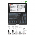 Varžtų i&scaron;sukimo komplektas M5-M16 25vnt., KS Tools