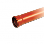 Lauko kanalizacijos vamzdis Magnaplast, &Oslash; 110 mm, SN4, 2 m