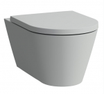 Kartell BY LAUFEN Pakabinamas WC Rimless, pilkas matinis be dangčio H8913337590001