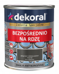 Dekoral, emalis antikorozinis | 0.65 ltr. rudas &scaron;okoladinis (braz.czekolad.) blizgus RAL 8017